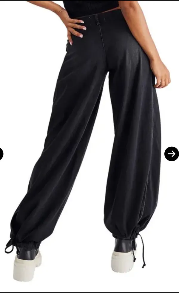 NWT FREE PEOPLE Lotus Balloon Jeans - Image 12