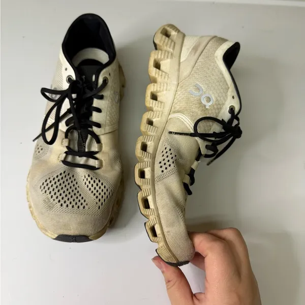 On Running Cloud X Womens Shoes White Size 8 - Image 4