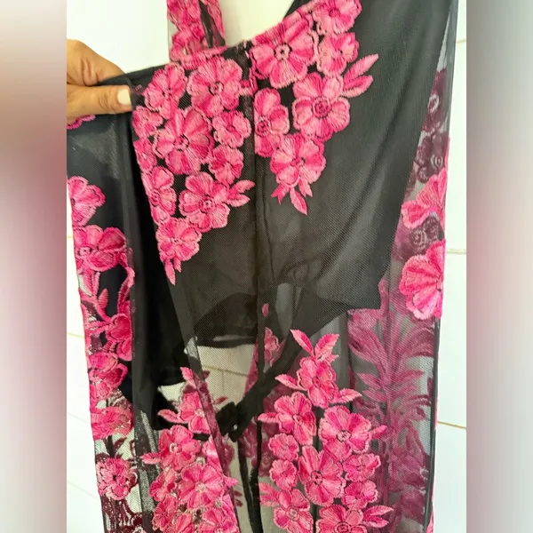 For Love and Lemons Temecula Cut Out Embroidered Lace Maxi Dress - Image 15