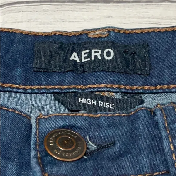 Aeropostale High Rise Jeans Size 6 Short - Image 3