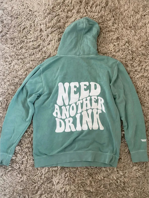 Need Another Drink Hoodie Barstool - Image 3