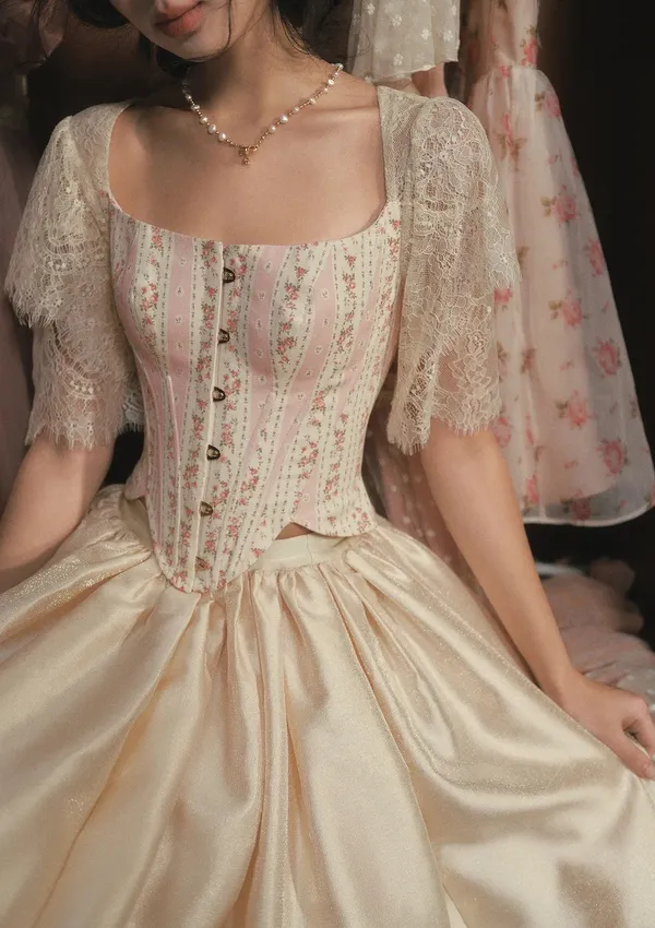 NEW LaceMade Honey Symphony Corset Top Size XS - Image 4