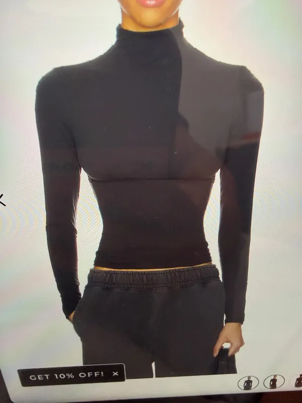 Skims fits everybody turtleneck top  small - Image 9