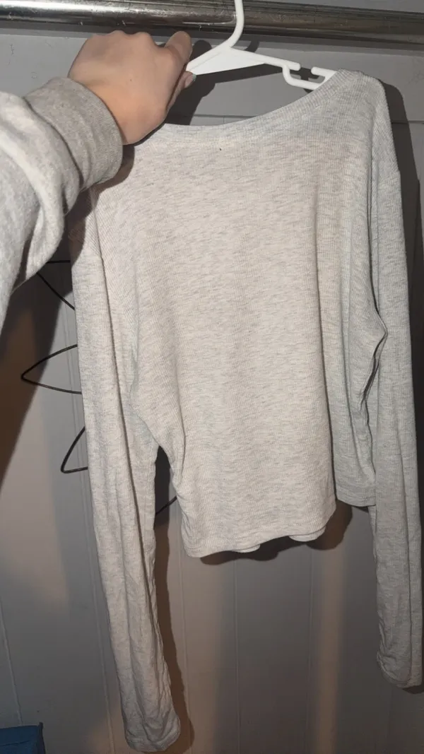 Small Garage Top Long Sleeve Crop - Image 2