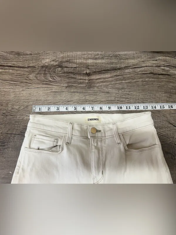 L’agence Sada Slim-Leg Cropped Jean size 26 - Image 6