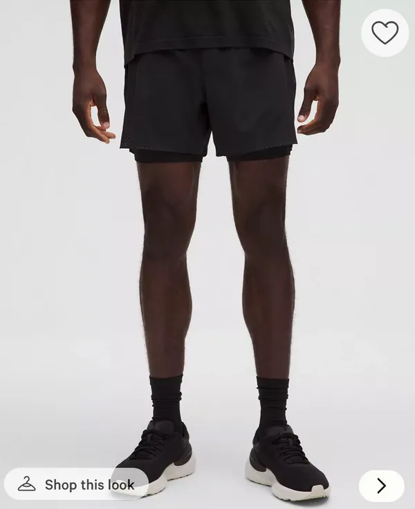 Lululemon Men’s Fast & Free Lined Shorts - Image 2