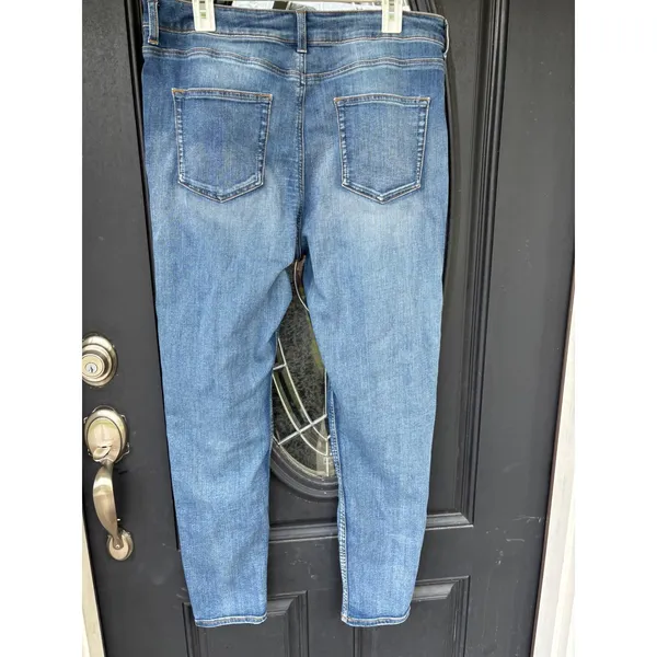 ASOS‎ Denim Womens High Rise Skinny Jeans Blue Medium Wash Size UK 18/32 - Image 2