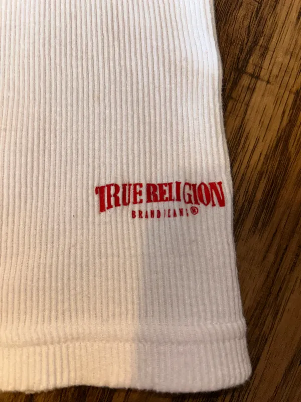 True Religion White Tank - Image 2