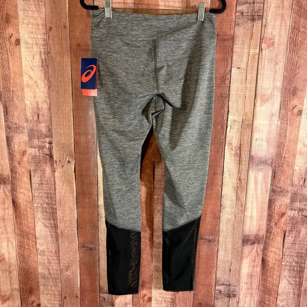 ASICS Gray And Black‎ Active Leggings Size Medium - Image 2