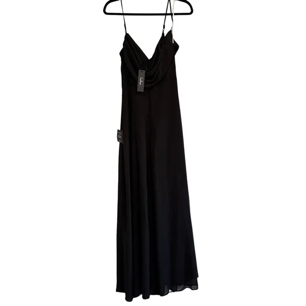 Lulus Black‎ Maxi Dress Formal Gown Evening Cocktail Party Wedding Guest - Image 9