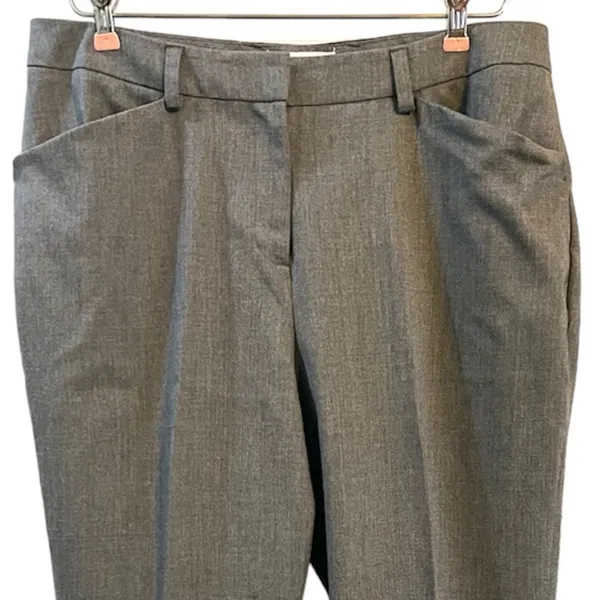 Pendleton Virgin Wool Pants Gray Slacks Trousers Sz 12 Work Professional Preppy - Image 7