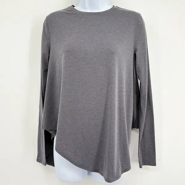 Lululemon Lifted Balance Asymmetrical Hem Long‎ Sleeve Top Women 2 Activewear - Image 3