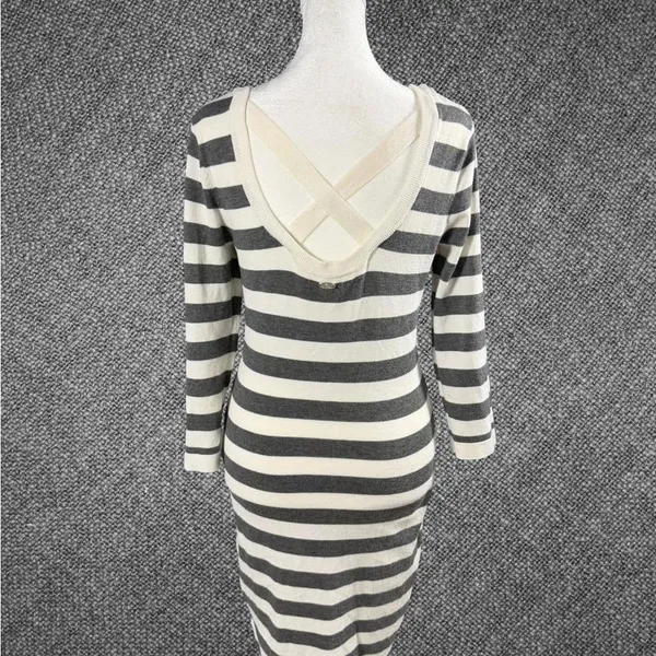 Guess Black And White Striped Dress - Image 8