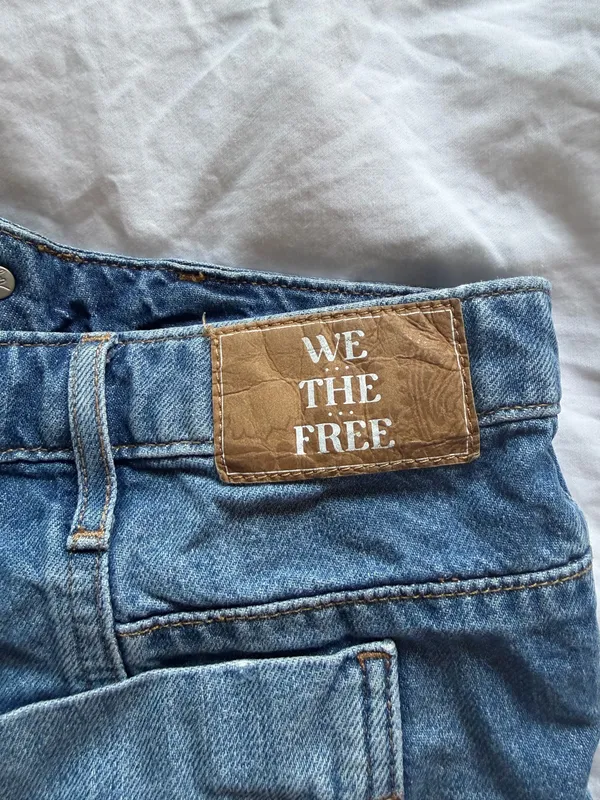 We The Free Free People Jean Shorts - Image 3