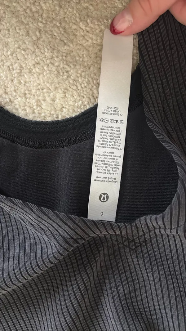 Lululemon Ribbed Softstreme Cropped Tank Top - Image 5