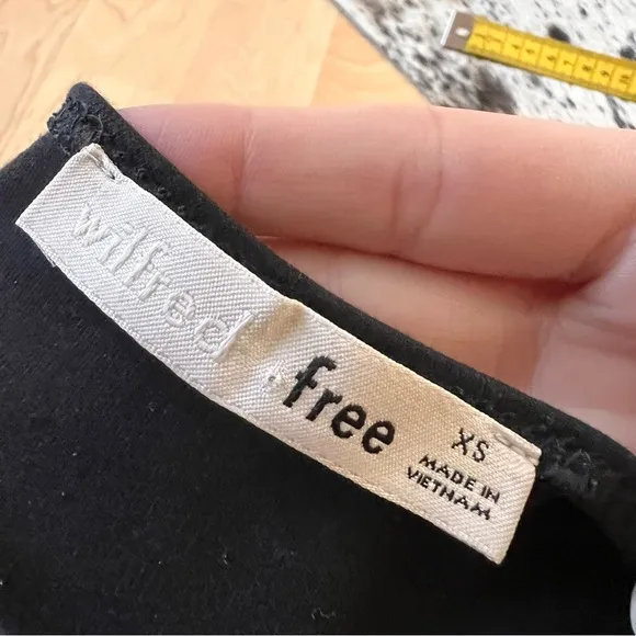 ARITZIA WILFRED FREE Black Scoop Neck Bodysuit Size XS‎ - Image 5