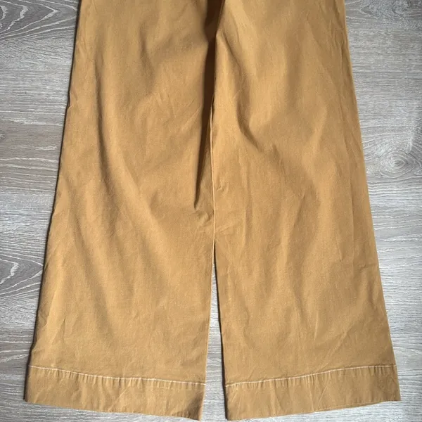 Anthropologie Maeve Contrast Stitch High-Rise Wide-Leg Pants 2 - Image 14