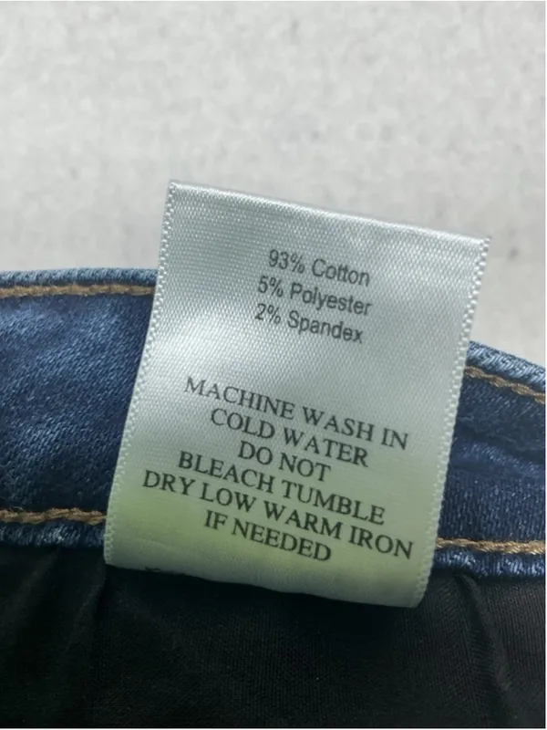 JUSTUSA Women’s Bootcut Blue Denim Jeans Medium Wash Stretch size 29/8 - Image 6