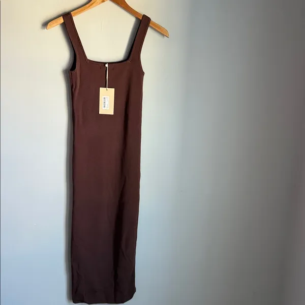 NEW Meshki Jenna Square Neck Bandage Midi Dress XS - Image 3