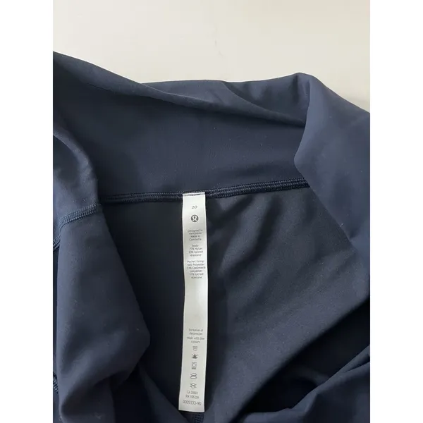 Lululemon Wunder Train HR Tight 28” Navy Size 20 - Image 4