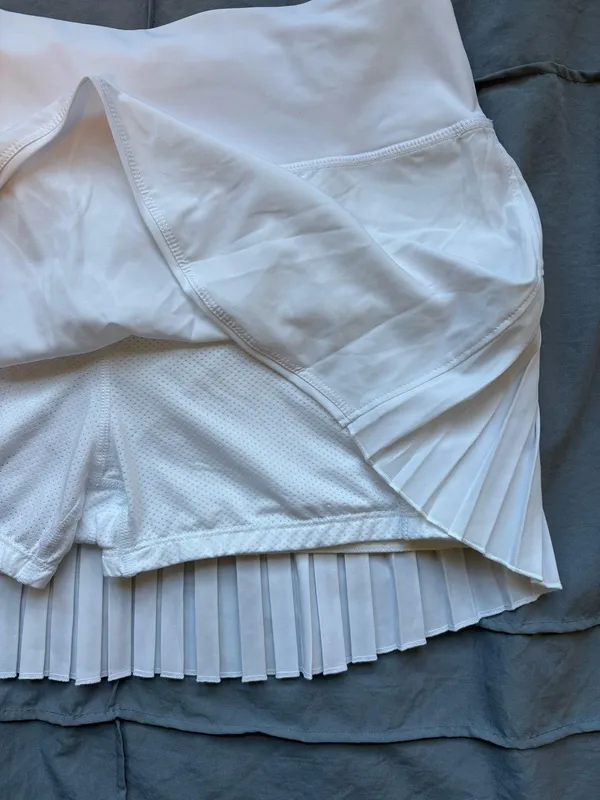 Baleaf White Tennis Skirt - Image 3