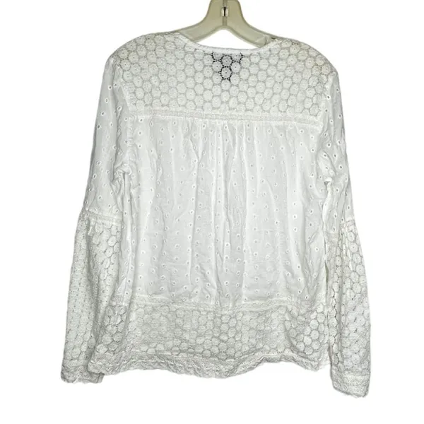 Karen Kane White Cotton Blouse - Image 5