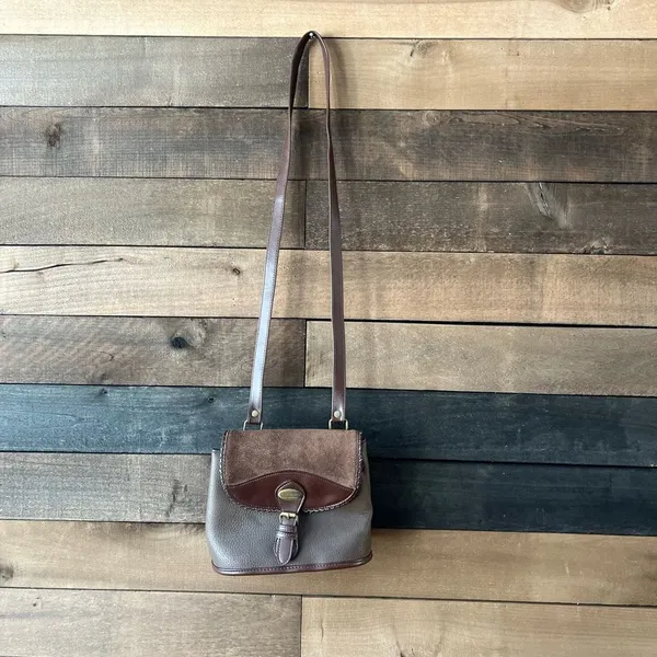 American-vintage Women's Brown and Burgundy Bag - Image 2