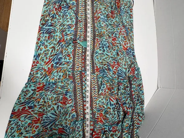 Open Back Boho‎ Love Maxi Dress In Floral Print - Size: One Size. - Image 15