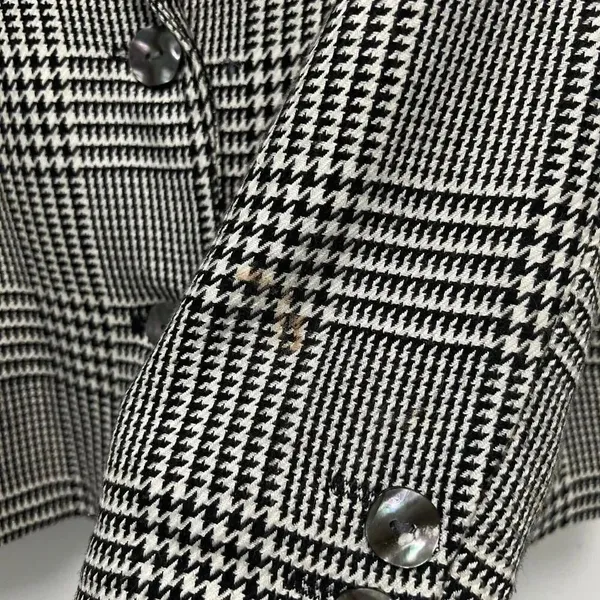 Augustus by Andrew Morgan houndstooth Blazer Jacket 90's Vintage Academia Size 6 - Image 8