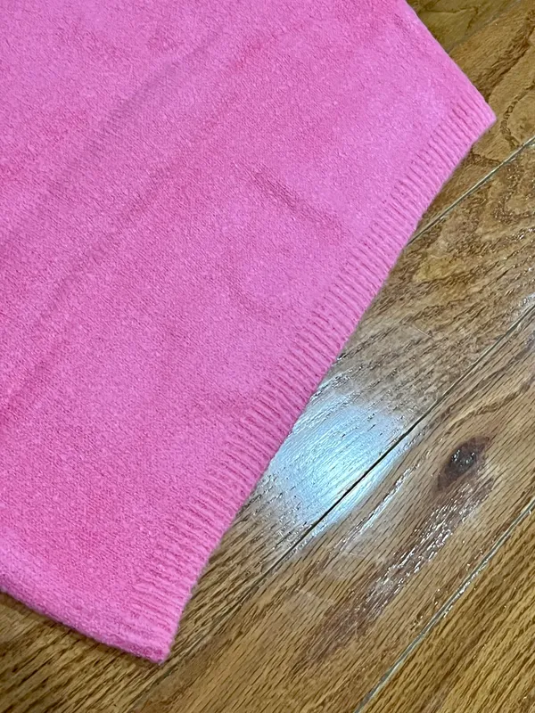 New Lulu’s Bright Eyes Neon Pink Balloon Sleeve Sweater Top XS - Image 8