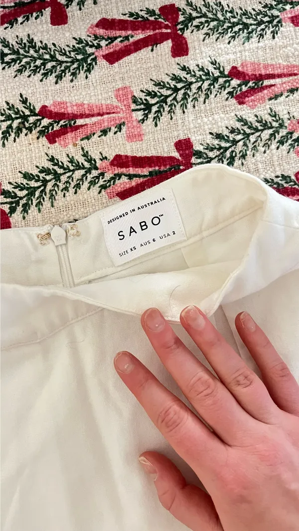 Sabo Skirt White Skort - Image 2