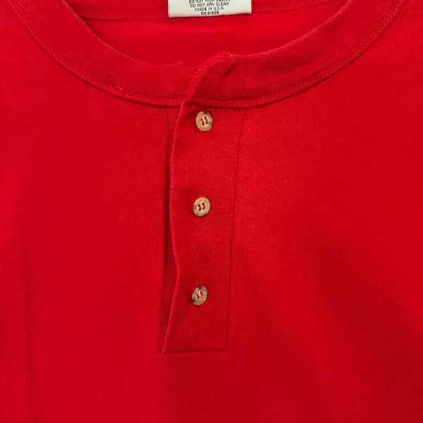 Rare Vintage 90's Genus Cleveland Indians Long Sleeve Shirt Large - Image 5