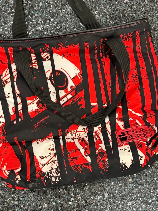 Disney Store Star Wars BB-8 Tote/Shoulder Bag Red Black White One Size - Image 3