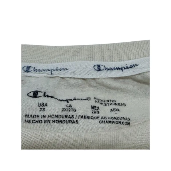 Champion Crop Cream Womens T-Shirt XXL GUC - Image 3
