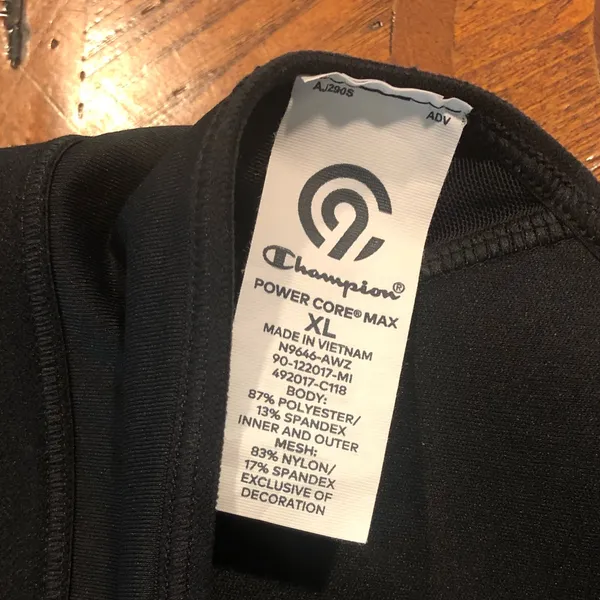 Champion Black Sports Bra NWOT - Image 4