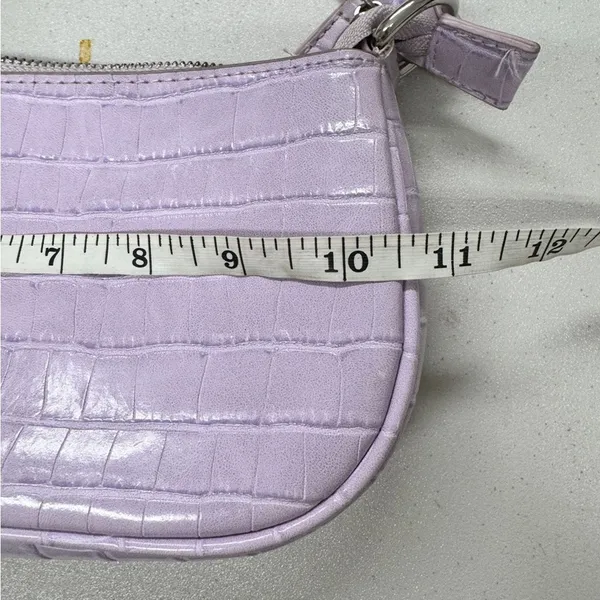 Urban Outfitters Lavender Purple Faux Leather Mini Y2K Handbag Purse Shoulder Bag Spring - Image 10