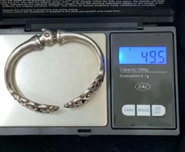 Vintage Retired BRIGHTON Filigree Hinged Cuff Bangle Bracelet 49.5g - Image 12