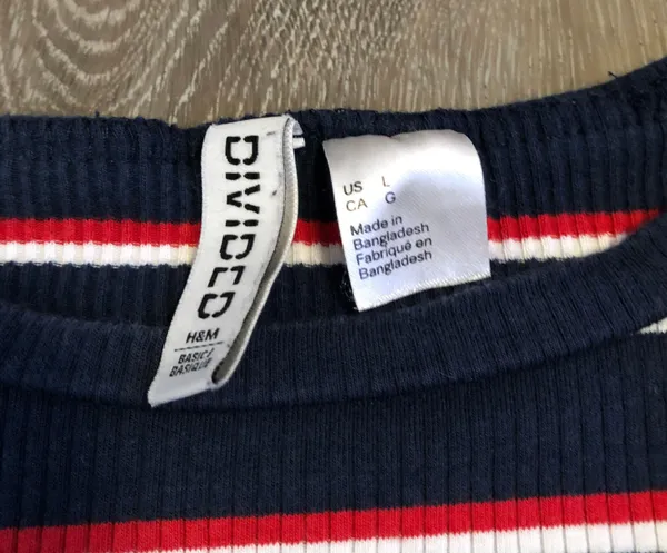 H&M striped t-shirt - Image 3