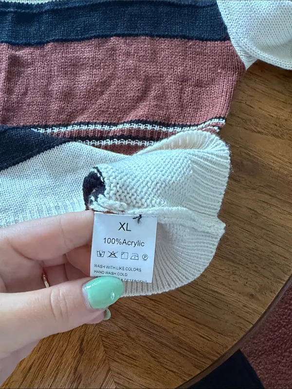 Boutique Sweater Brown Size XL - Image 4