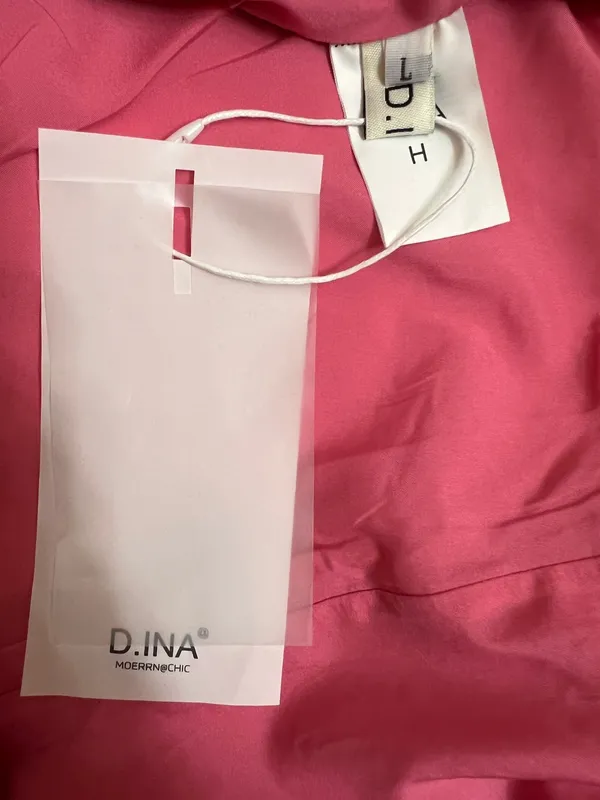 D.INA pink high-waisted tweed short size L - Image 8