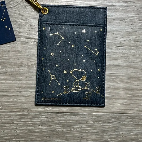 snoopy and woodstock astrology constellation stars id card holder - Image 2