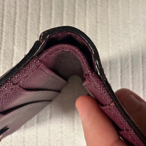 Kate Spade New York Purple Zip Around Wallet Small Card Holder - Image 16