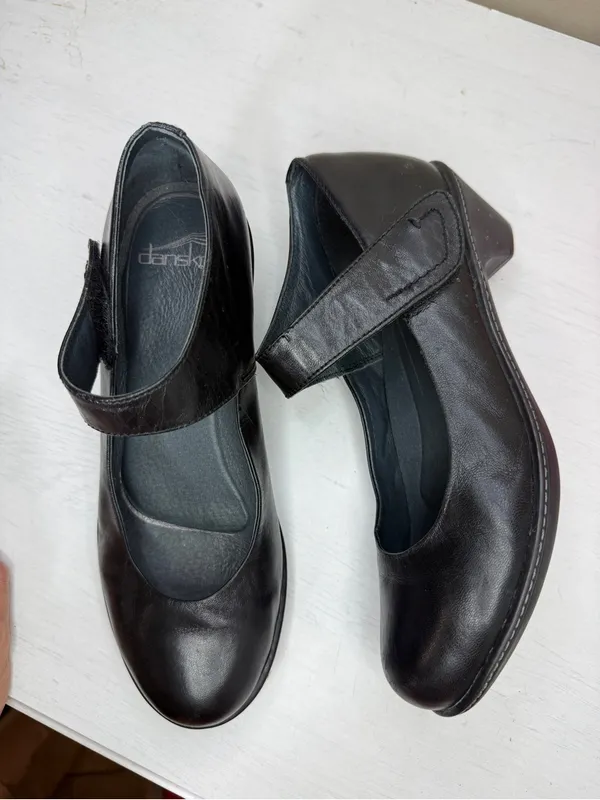 Dansko Bess Comfort Mary Jane Leather Heels Size 37 Sz 7 - Image 2