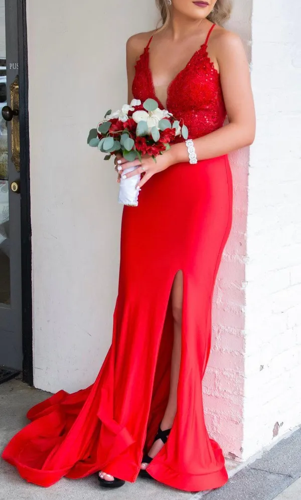 Alyce Paris Prom Dresses Red - Image 4