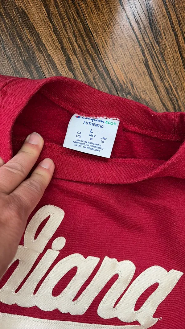 Vintage Indiana Champion University Sweatshirt - Image 2