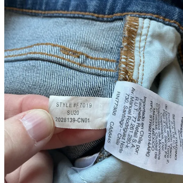Madewell High Rise Denim Shorts W29 Medium Wash - Image 6