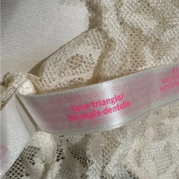 Victoria’s Secret Lace Triangle Bralette Women's Small - Image 4