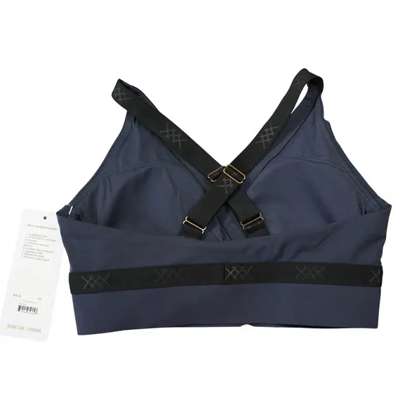 Rhone Banded Hi-Form Bra Navy Blue XS SculptPower GOLDFUSION‎ Sports Bra NWT - Image 6