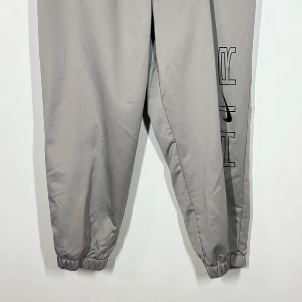 Nike Jogger Pants Size XXL Gray Mid Rise Loose Fit Drawstring Tapered Athleisure - Image 5