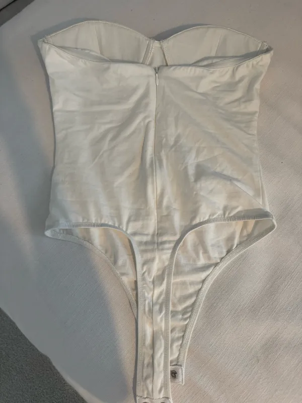 Revolve Superdown Bodysuit White - Image 5